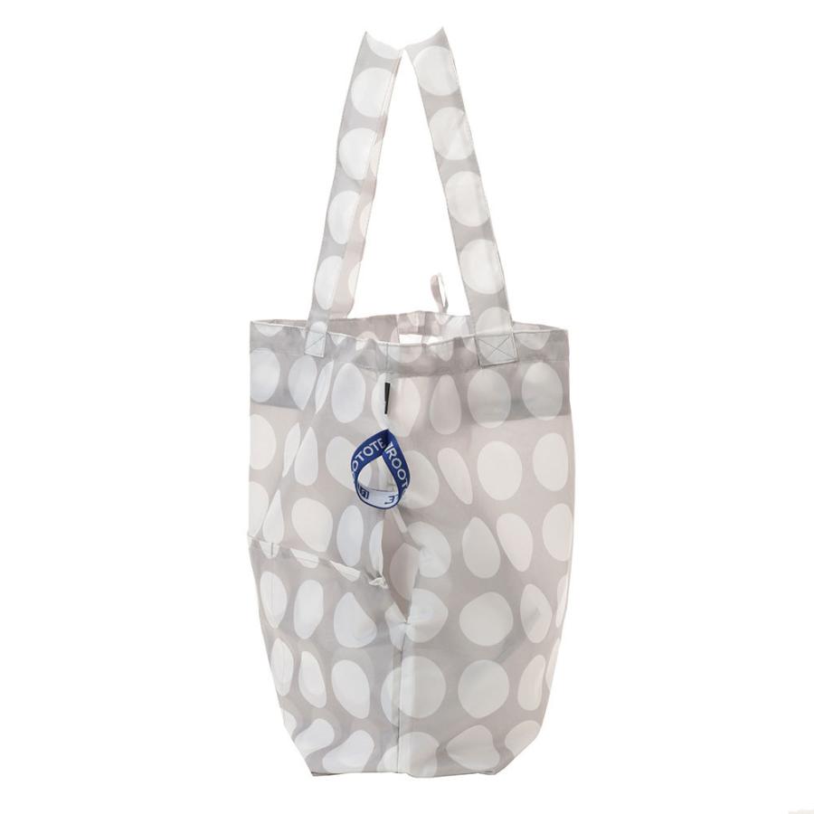 エコバッグ ルートート PT.フリンクズアン-A ファスナー開閉 シンプル 大きめ 折りたたみ ショッピングバッグ ROOTOTE ドッツ | ROOTOTE | 06