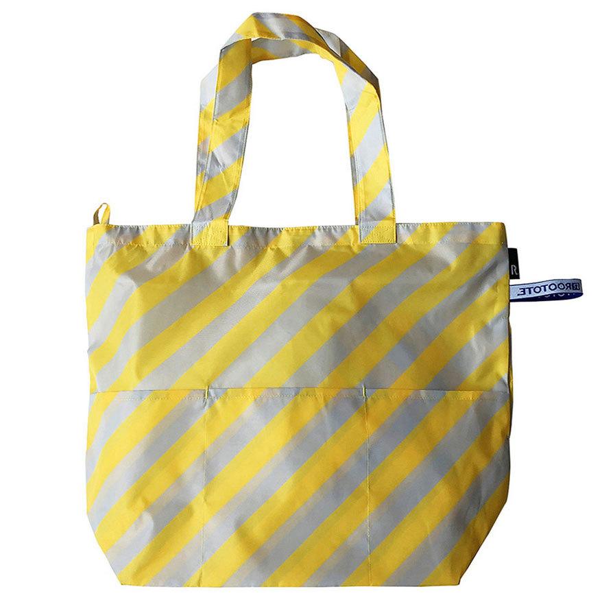 エコバッグ ルートート PT.フリンクズアン-A ファスナー開閉 シンプル 大きめ 折りたたみ ショッピングバッグ ROOTOTE フェアグラウンド | ROOTOTE