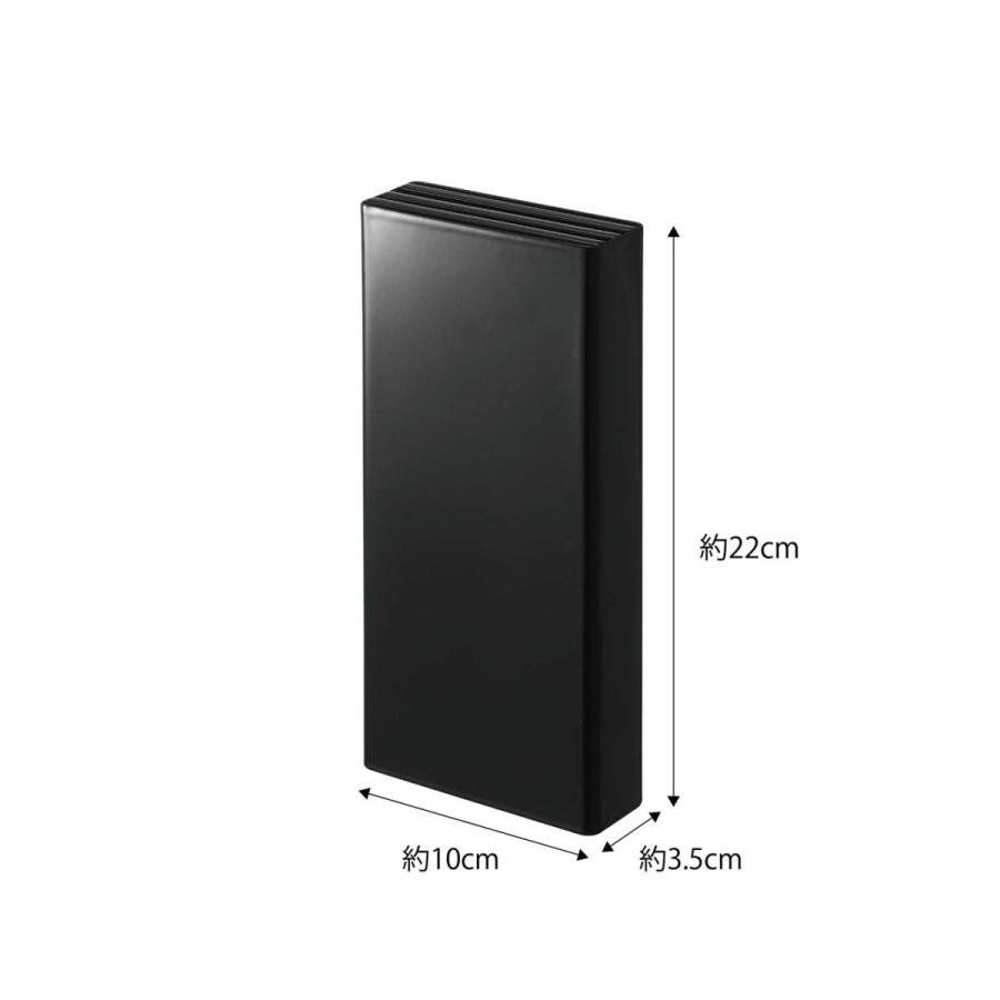 包丁スタンド 正規品 TOWER タワー マグネット包丁スタンド マグネット収納ツール 包丁ケース 包丁差し 収納ケース 山崎実業 ブラック | tower | 05