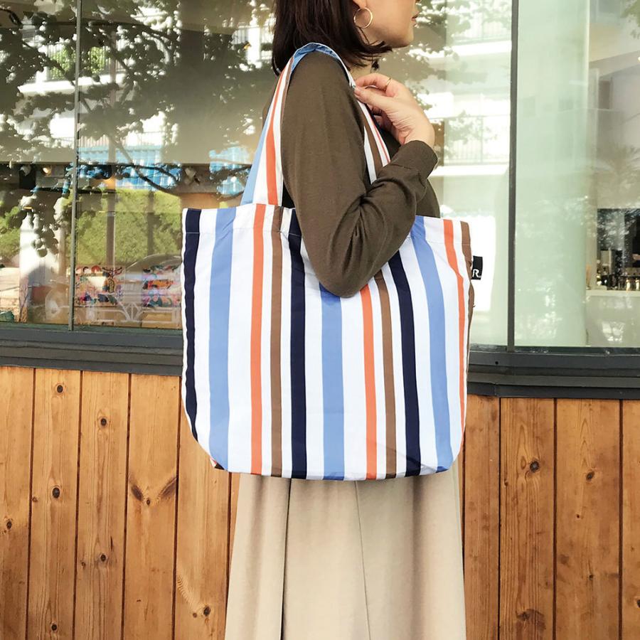 エコバッグ ルートート LT.クルット 軽量 Ａ4収納 リバーシブル コンパクト 折りたたみ ショッピングバッグ ROOTOTE チェック | ROOTOTE | 06