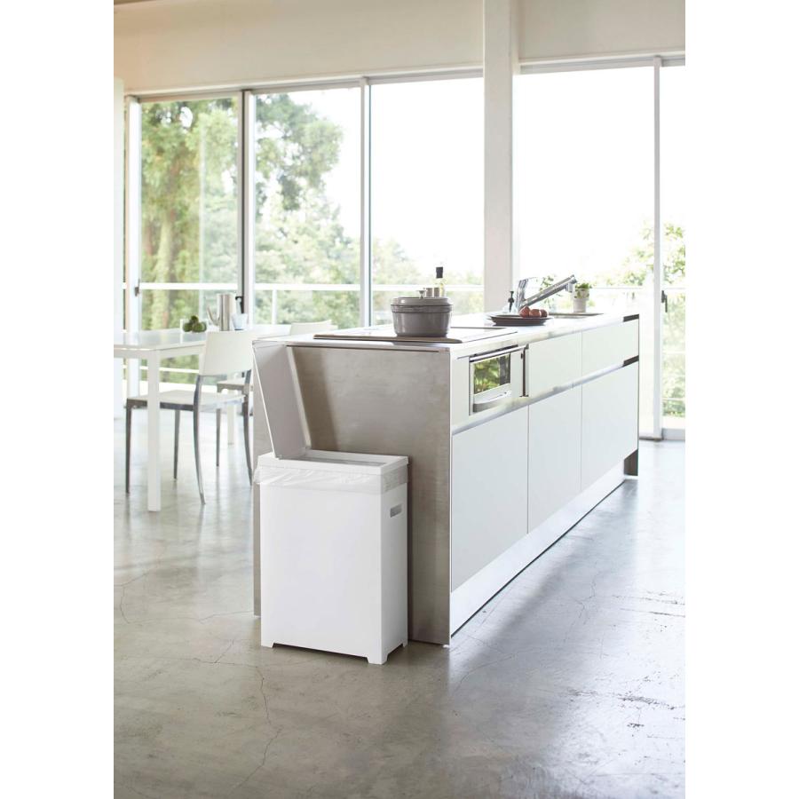 【3つセット】ゴミ箱 ダストボックス スリム 大容量 45L ホワイト 東谷 ゴミ箱 45リットル 3個セット 屋外 おしゃれ 分別 スリム