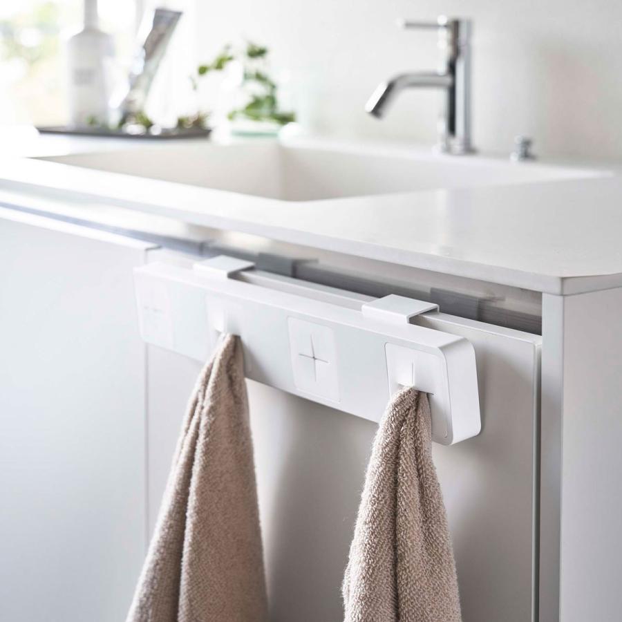 タオルハンガー 山崎実業 Tower 分別タオルホルダー 4連 シンプル 白 黒 壁面 シンク扉タオルホルダー タオル収納 タオル掛け Yamazaki ホワイト 561 美しく暮らす C D F 通販 Yahoo ショッピング