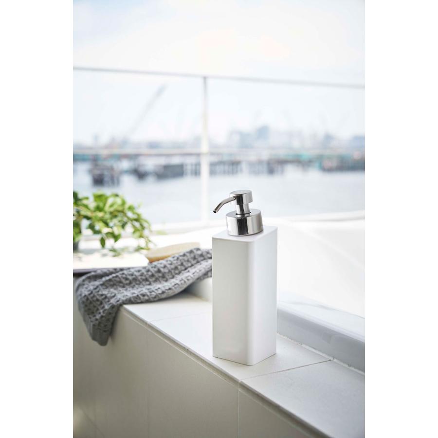 泡ソープディスペンサー 正規品 TOWER タワー マグネットツーウェイディスペンサー 泡タイプ マグネット 浴室 快適 便利 泡ディスペンサー 山崎実業 ホワイト | tower | 09