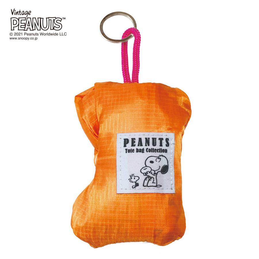 エコバッグ ルートート IP.ルーショッパーミッドリフティー.ピーナッツ-6U スヌーピー コンビニ用エコバッグ マチ広 折りたたみ ROOTOTE オレンジ | ROOTOTE | 02