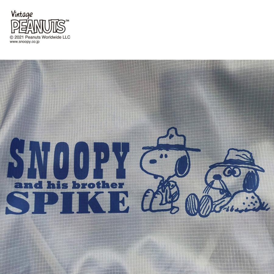 エコバッグ ルートート IP.ルーショッパーミッドリフティー.ピーナッツ-6U スヌーピー コンビニ用エコバッグ マチ広 折りたたみ ROOTOTE グレー | ROOTOTE | 03