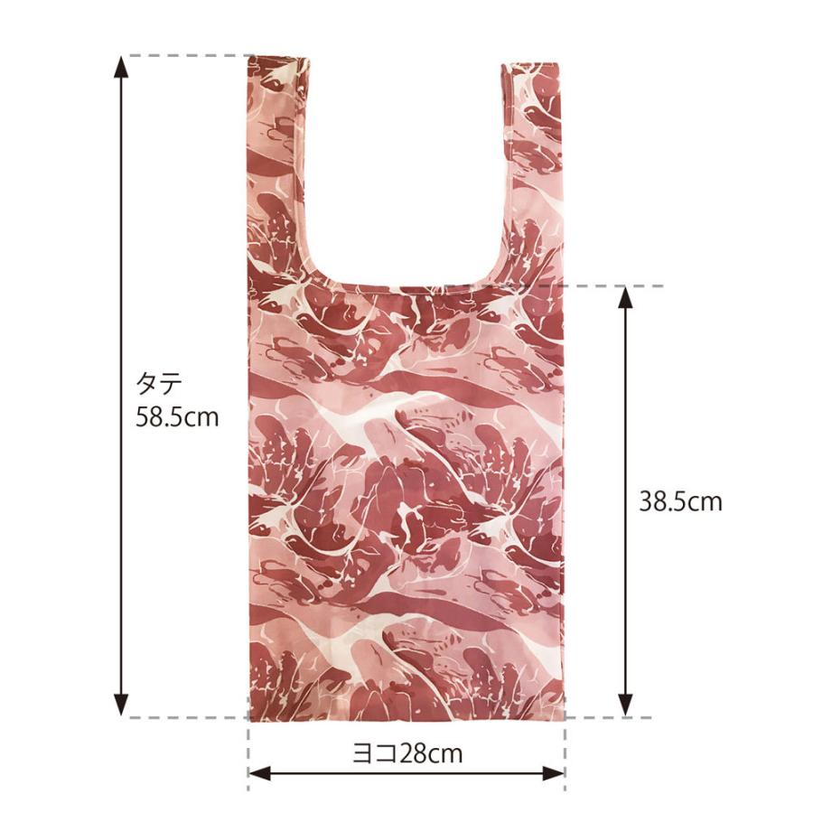 エコバッグ ルートート EU.ルーショッパーエピスリー フランス 肉屋 食料品 面白い カバー付き 折りたたみ ROOTOTE パプリカソーセージ | ROOTOTE | 03