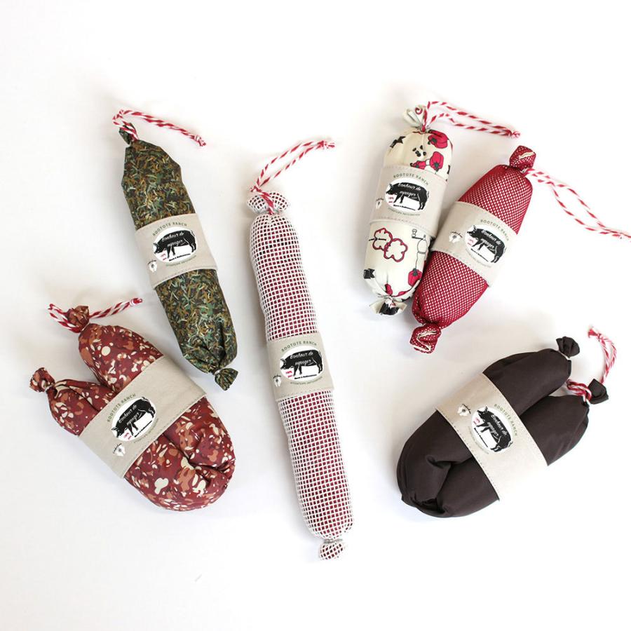 エコバッグ ルートート EU.ルーショッパーエピスリー フランス 肉屋 食料品 面白い カバー付き 折りたたみ ROOTOTE パプリカソーセージ | ROOTOTE | 06