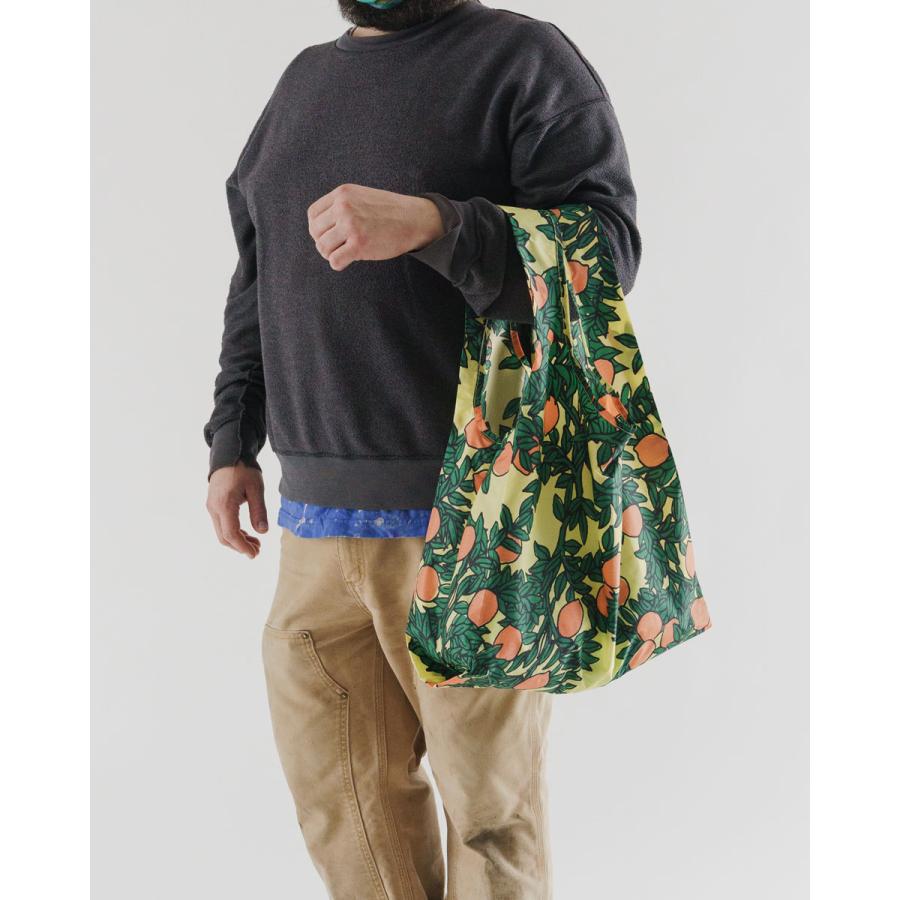 エコバッグ BAGGU 正規品 STANDARD BAGGU 復刻モデル レジ袋 コンパクト ポーチ付き 折りたたみ ショッピングバッグ バグゥ オレンジツリー | BAGGU | 02