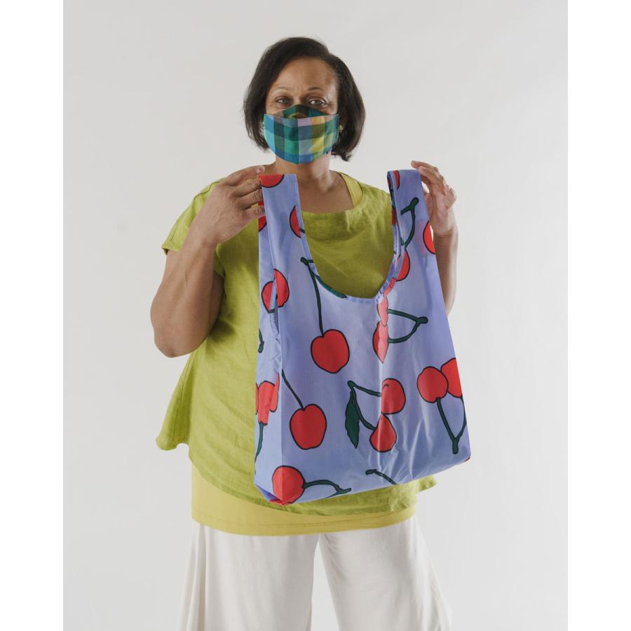 エコバッグ BAGGU 正規品 STANDARD BAGGU レジ袋 コンパクト ポーチ付き 折りたたみ ショッピングバッグ バグゥ チェリー | BAGGU | 01