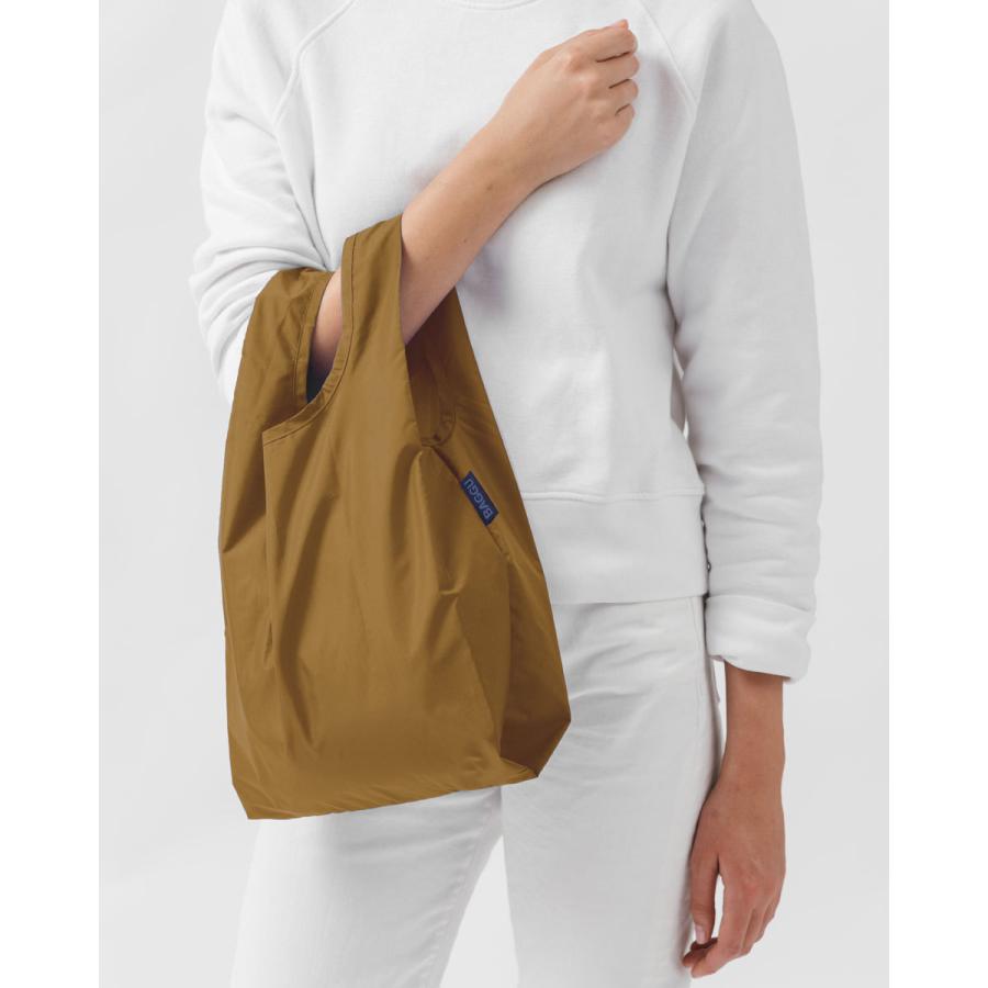 エコバッグ BAGGU 正規品 BABY BAGGU レジ袋 ポーチ付き 小さめ シンプル 折りたたみ ショッピングバッグ バグゥ 無地 ブロンズ | BAGGU | 01