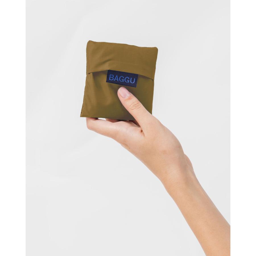 エコバッグ BAGGU 正規品 BABY BAGGU レジ袋 ポーチ付き 小さめ シンプル 折りたたみ ショッピングバッグ バグゥ 無地 ブロンズ | BAGGU | 02