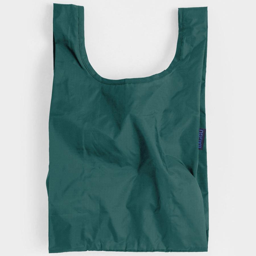 エコバッグ BAGGU 正規品 BABY BAGGU レジ袋 ポーチ付き 小さめ シンプル 折りたたみ ショッピングバッグ バグゥ 無地 マラカイト | BAGGU