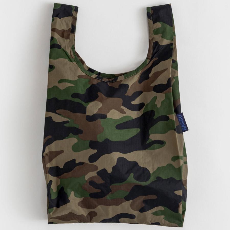 エコバッグ BAGGU 正規品 BABY BAGGU 復刻モデル レジ袋 ポーチ付き 小さめ シンプル 折りたたみ ショッピングバッグ バグゥ カモ | BAGGU