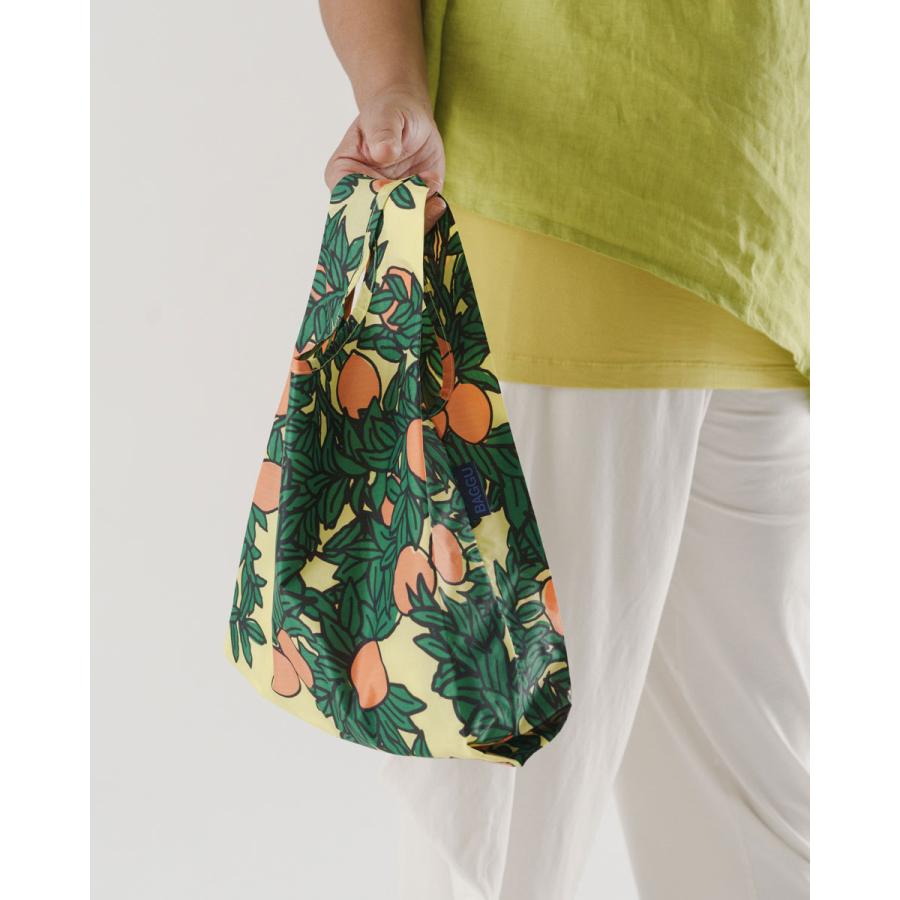 エコバッグ BAGGU 正規品 BABY BAGGU 復刻モデル レジ袋 ポーチ付き 小さめ シンプル 折りたたみ ショッピングバッグ バグゥ オレンジツリー | BAGGU | 02