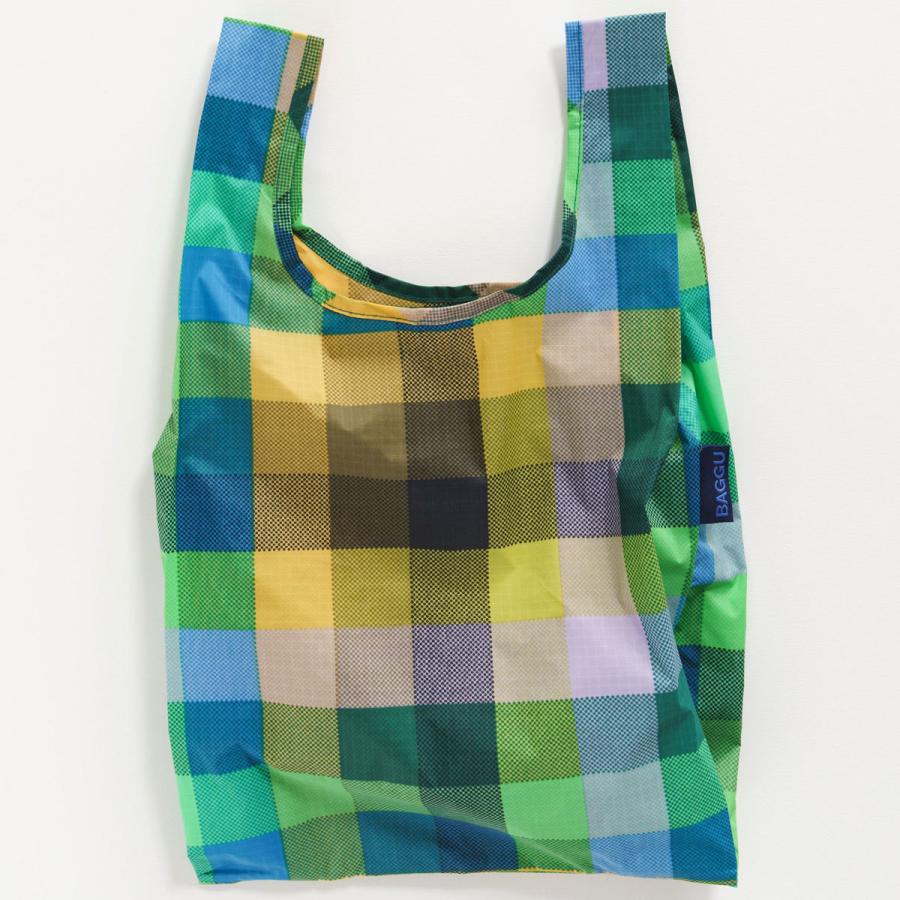 エコバッグ BAGGU 正規品 BABY BAGGU レジ袋 ポーチ付き 小さめ シンプル 折りたたみ ショッピングバッグ バグゥ マドラス グリーン | BAGGU