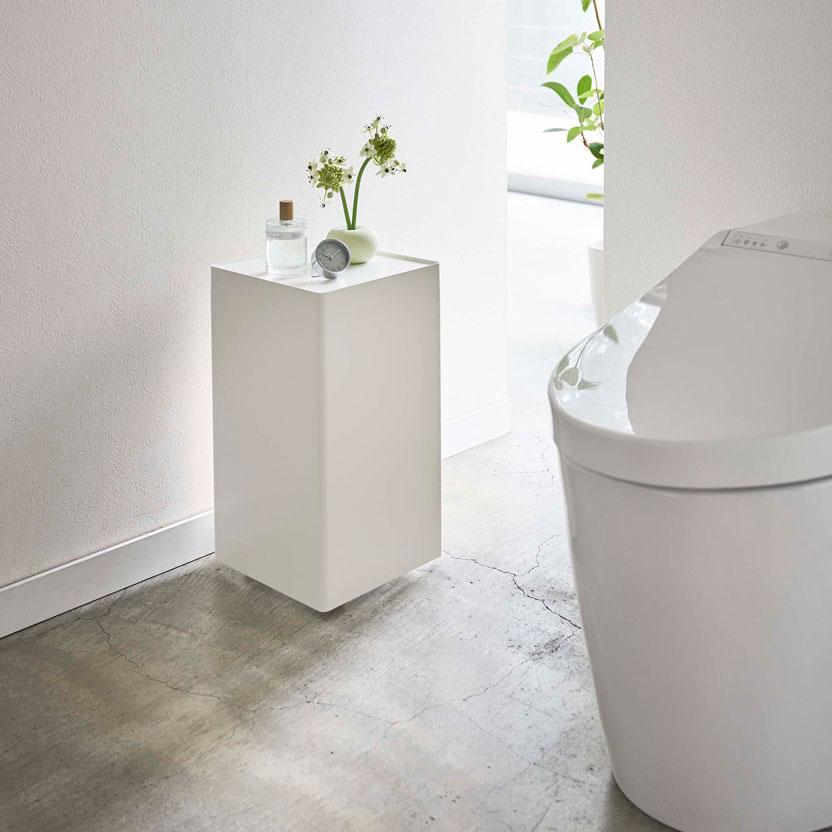 楽天カード分割 トイレ収納ラック 山崎実業 Tower 袋ごとトイレットペーパーストッカー 12ロール シンプル 白 黒 トイレットペーパー収納 トイレ収納棚 Yamazaki ホワイト 送料無料 Turningheadskennel Com