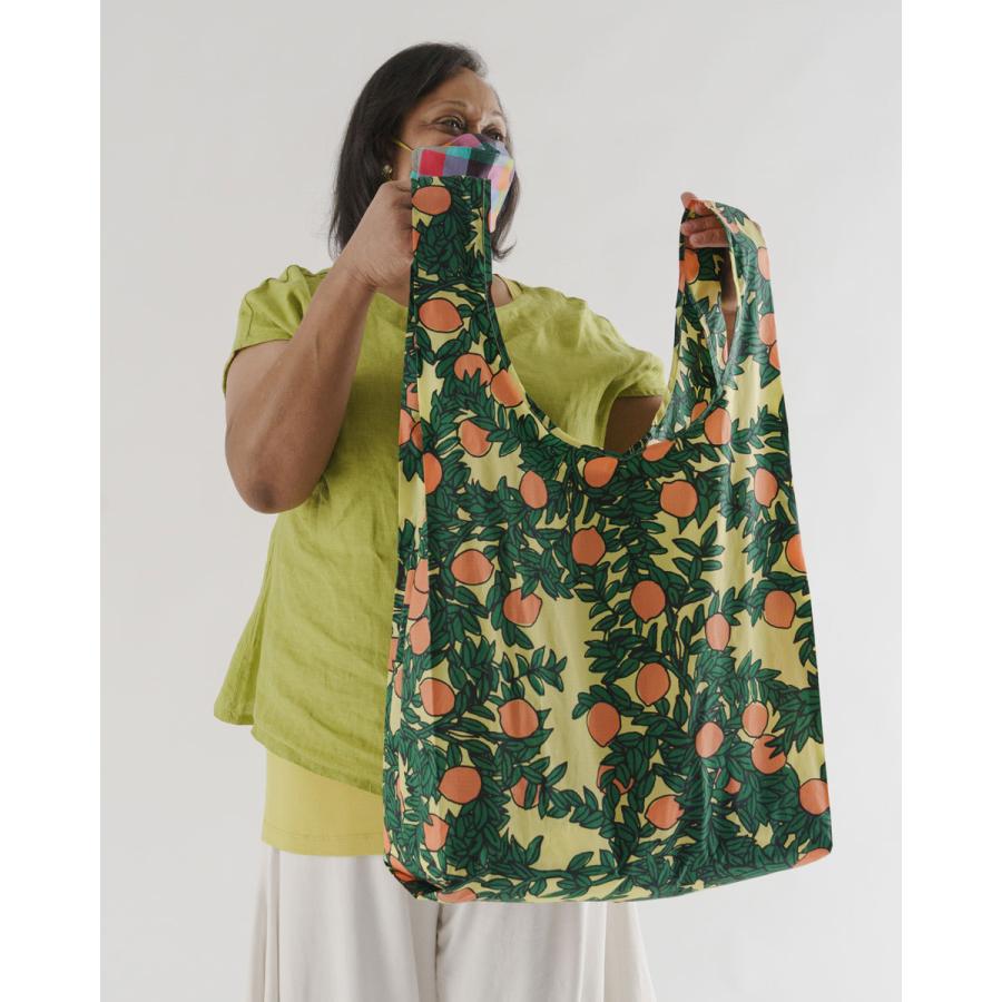 エコバッグ BAGGU 正規品 BIG BAGGU ポーチ付き 大きめ レディース メンズ ブランド 折りたたみ ショッピングバッグ バグゥ 新作 オレンジツリー | BAGGU | 01