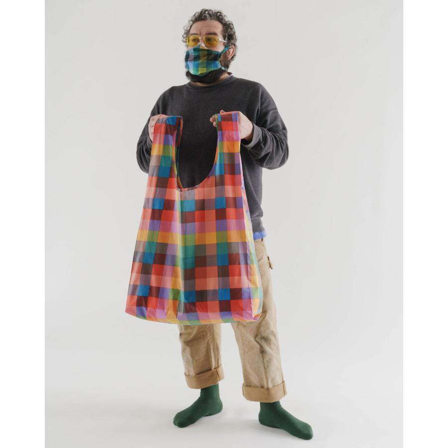 エコバッグ BAGGU 正規品 BIG BAGGU ポーチ付き 大きめ レディース メンズ ブランド 折りたたみ ショッピングバッグ バグゥ 新作 マドラス オレンジ | BAGGU | 01