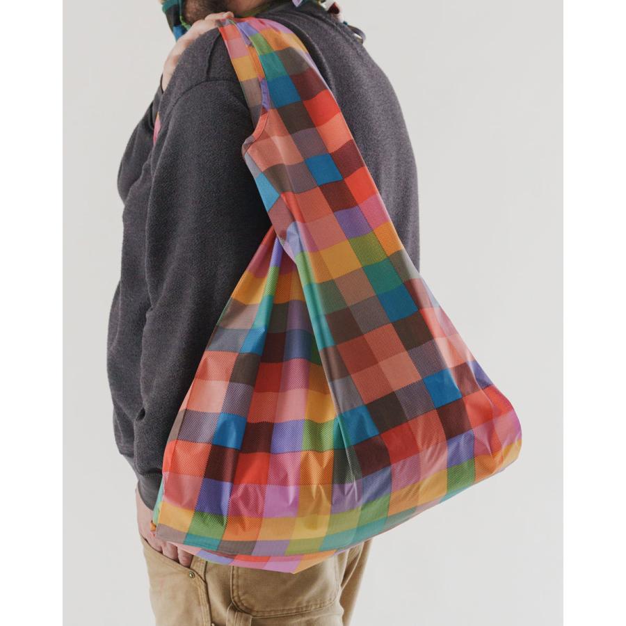 エコバッグ BAGGU 正規品 BIG BAGGU ポーチ付き 大きめ レディース メンズ ブランド 折りたたみ ショッピングバッグ バグゥ 新作 マドラス オレンジ | BAGGU | 02