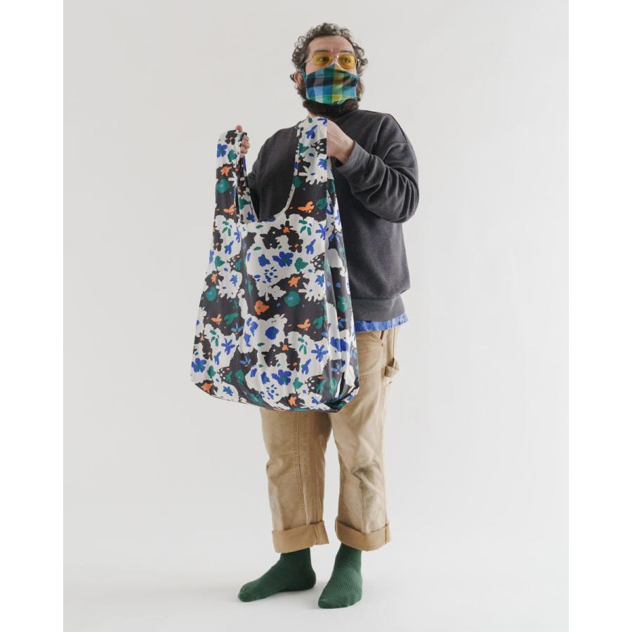 エコバッグ BAGGU 正規品 BIG BAGGU ポーチ付き 大きめ レディース メンズ ブランド 折りたたみ ショッピングバッグ バグゥ 新作 リトグラフフラワー | BAGGU | 01