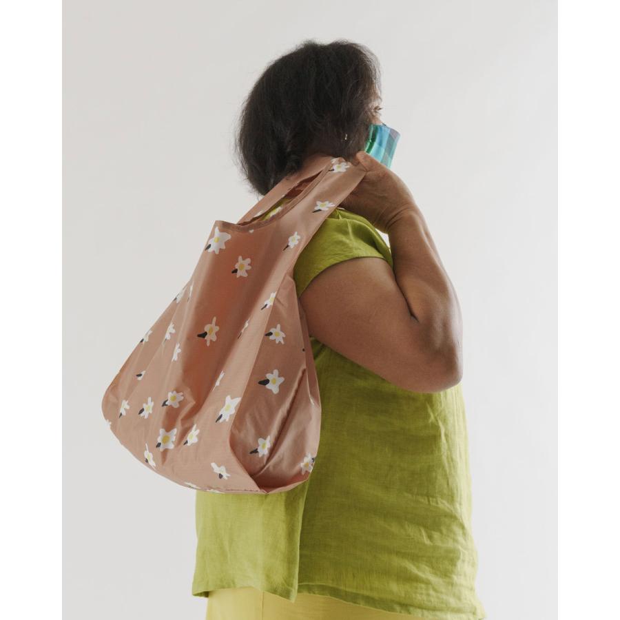 エコバッグ BAGGU 正規品 STANDARD BAGGU レジ袋 コンパクト ポーチ付き 人気ブランド 折りたたみ ショッピングバッグ バグゥ ブラウンデイジー | BAGGU | 02