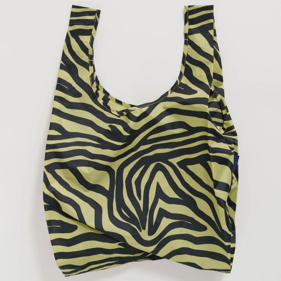 エコバッグ BAGGU 正規品 STANDARD BAGGU レジ袋 コンパクト ポーチ付き 人気ブランド 折りたたみ ショッピングバッグ バグゥ オリーブゼブラ | BAGGU