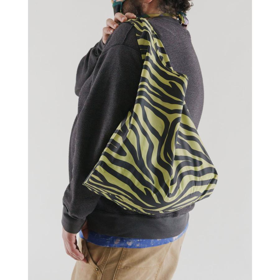 エコバッグ BAGGU 正規品 STANDARD BAGGU レジ袋 コンパクト ポーチ付き 人気ブランド 折りたたみ ショッピングバッグ バグゥ オリーブゼブラ | BAGGU | 02