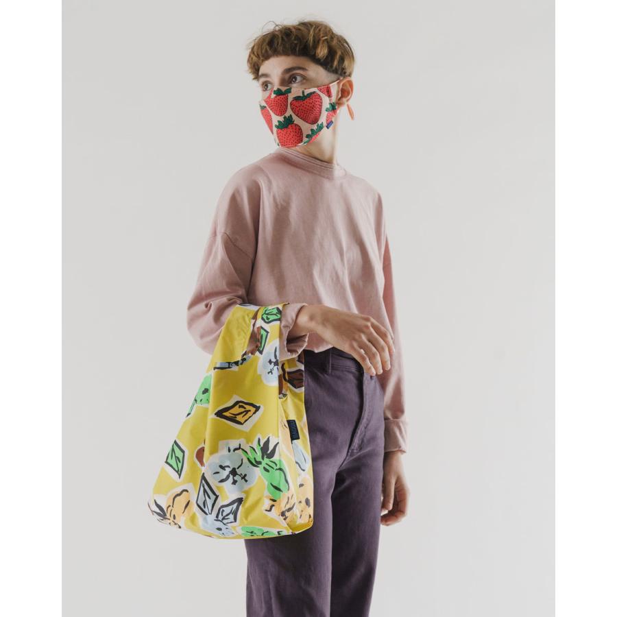 エコバッグ BAGGU 正規品 BABY BAGGU レジ袋 ポーチ付き 小さめ 人気ブランド 折りたたみ ショッピングバッグ バグゥ ペーパーフラワー | BAGGU | 01
