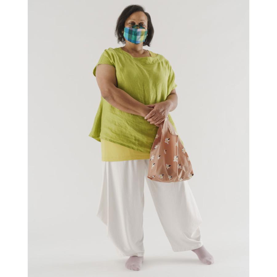 エコバッグ BAGGU 正規品 BABY BAGGU レジ袋 ポーチ付き 小さめ 人気ブランド 折りたたみ ショッピングバッグ バグゥ ブラウンデイジー | BAGGU | 01