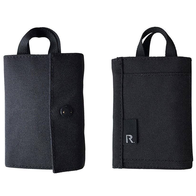 エコバッグ ルートート RO.パース＆ショッパー-A ミニ財布 おすすめ 機能的 おしゃれ 人気ブランド 折りたたみ ROOTOTE ブラック | ROOTOTE