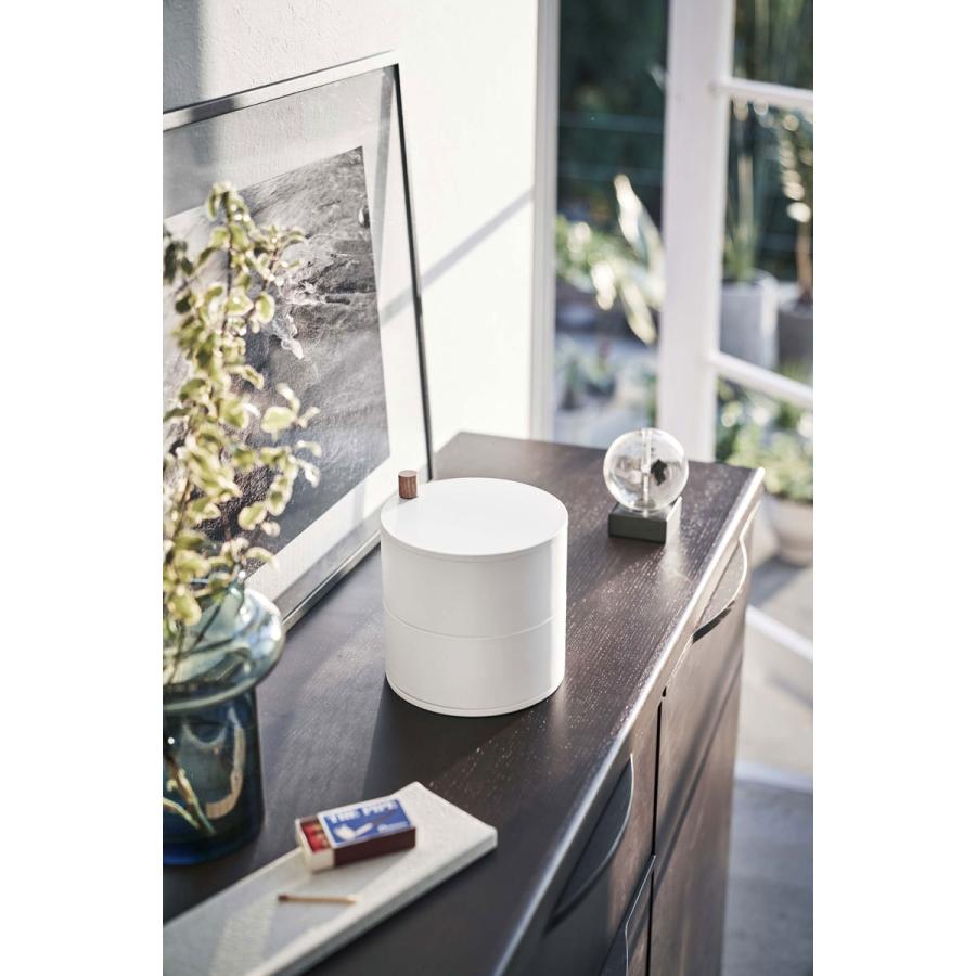 蚊取り線香入れ 正規品 TOWER タワー 収納トレー付き蚊遣り シンプル 白黒 蚊取り線香入れ モダン 蚊遣り 蚊やり器 山崎実業 ホワイト | tower | 02