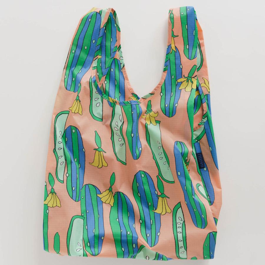 エコバッグ BAGGU 正規品 STANDARD BAGGU コンパクト マチ広 大きめサイズ 収納ポーチ 折りたたみ バグゥ キュウリ | BAGGU