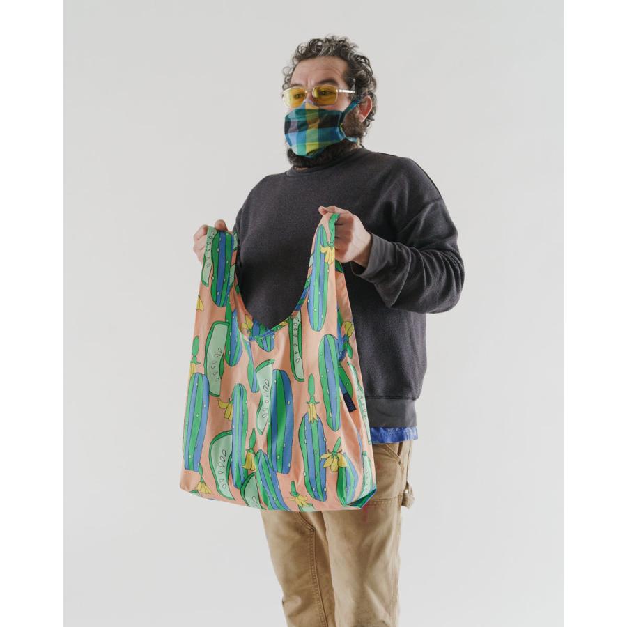 エコバッグ BAGGU 正規品 STANDARD BAGGU コンパクト マチ広 大きめサイズ 収納ポーチ 折りたたみ バグゥ キュウリ | BAGGU | 01