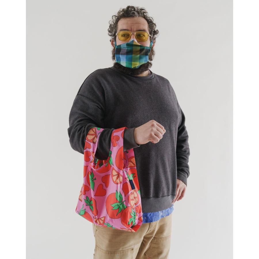 エコバッグ BAGGU 正規品 BABY BAGGU コンパクト マチ広 小さめサイズ 収納ポーチ 折りたたみ バグゥ トマト | BAGGU | 01