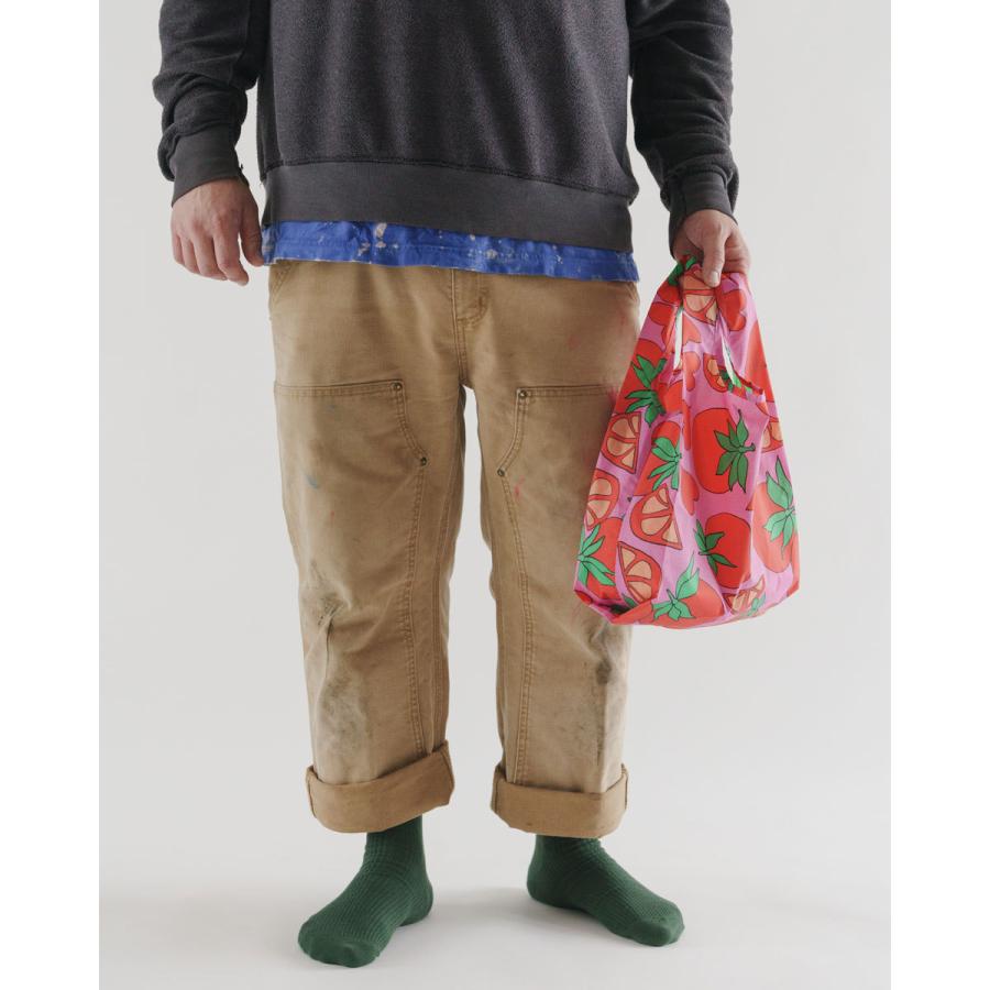 エコバッグ BAGGU 正規品 BABY BAGGU コンパクト マチ広 小さめサイズ 収納ポーチ 折りたたみ バグゥ トマト | BAGGU | 02