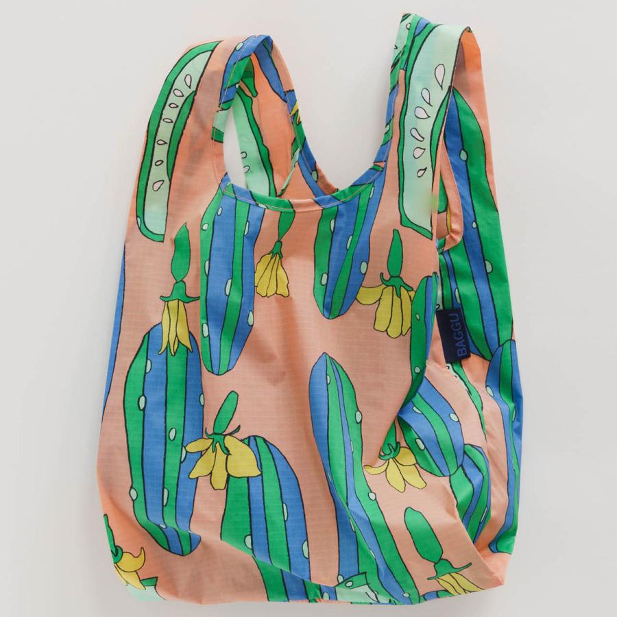 エコバッグ BAGGU 正規品 BABY BAGGU コンパクト マチ広 小さめサイズ 収納ポーチ 折りたたみ バグゥ キュウリ | BAGGU