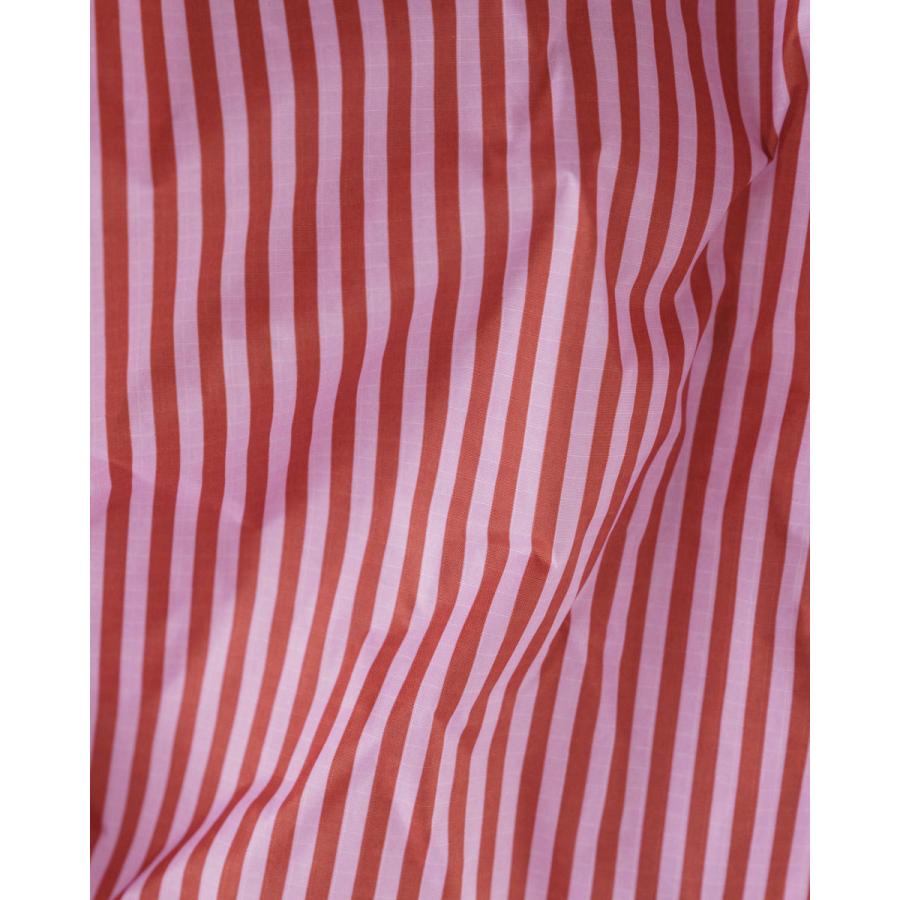 エコバッグ BAGGU 正規品 BABY BAGGU コンパクト マチ広 小さめサイズ 収納ポーチ 折りたたみ バグゥ ストライプ チェリーレッドxピンク | BAGGU | 03