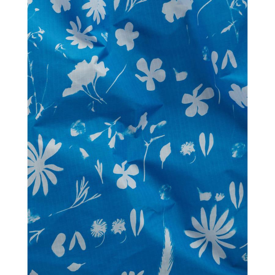 エコバッグ BAGGU 正規品 BABY BAGGU コンパクト マチ広 小さめサイズ 収納ポーチ 折りたたみ バグゥ サンプリントフラワー ブルー | BAGGU | 03