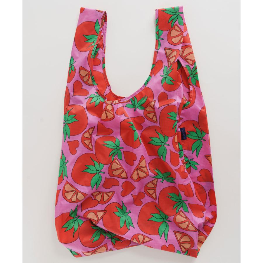 エコバッグ BAGGU 正規品 BIG BAGGU コンパクト マチ広 超大きめサイズ 収納ポーチ 折りたたみ ショッピングバッグ バグゥ トマト | BAGGU