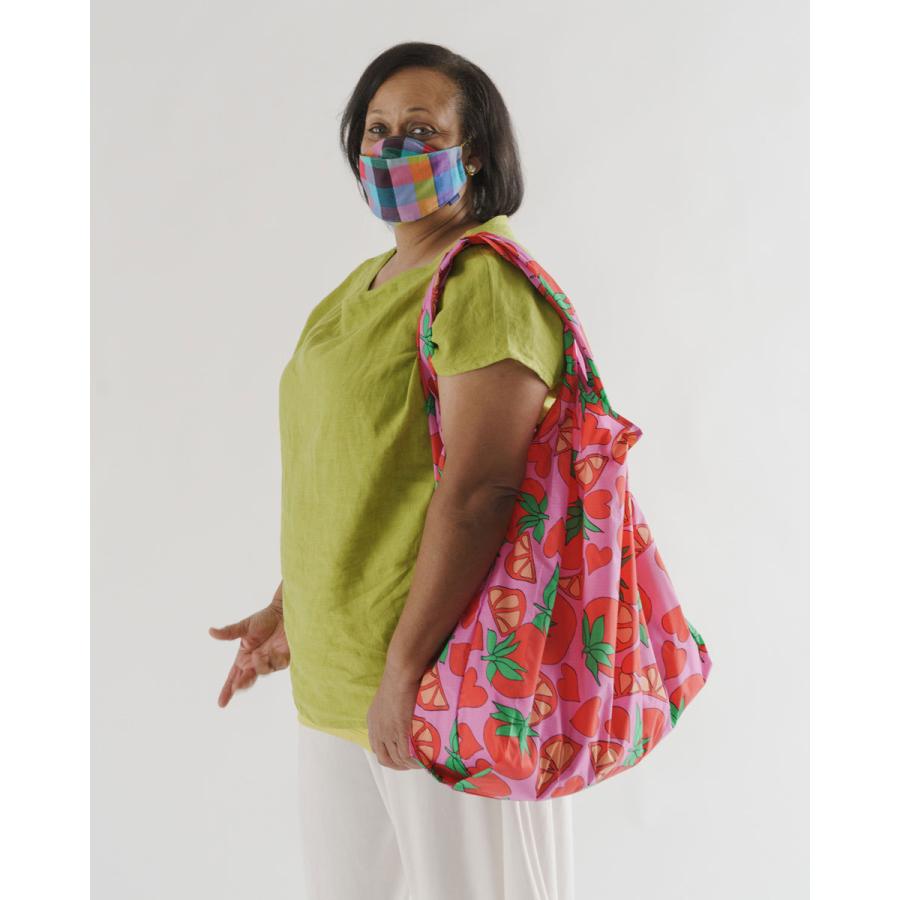 エコバッグ BAGGU 正規品 BIG BAGGU コンパクト マチ広 超大きめサイズ 収納ポーチ 折りたたみ ショッピングバッグ バグゥ トマト | BAGGU | 01