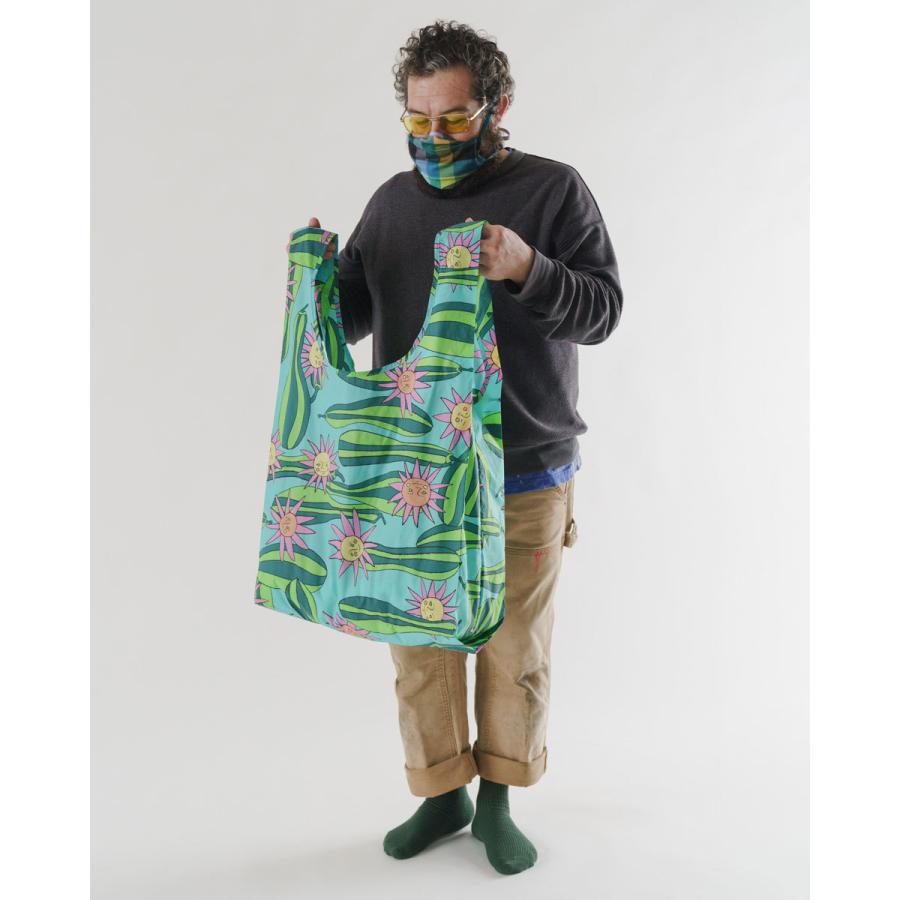 エコバッグ BAGGU 正規品 BIG BAGGU コンパクト マチ広 超大きめサイズ 収納ポーチ 折りたたみ ショッピングバッグ バグゥ ズッキーニ | BAGGU | 01
