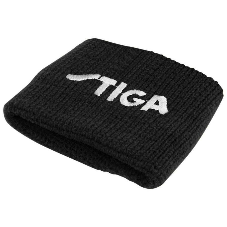 スポーツウェア スティガ リストバンド 卓球 刺繍 スポーツ用リストバンド コットン製 アクセサリー STIGA ブラック | STIGA
