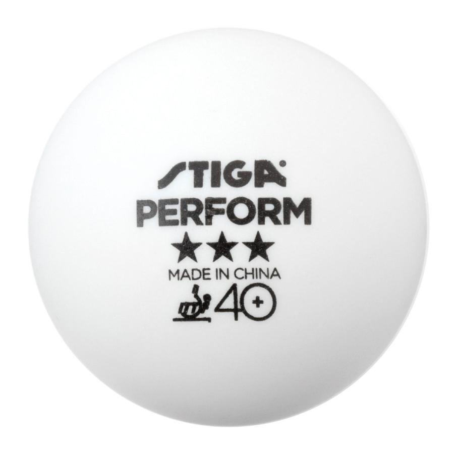 卓球用品 スティガ 3スター パフォーム 40+ 試合球 スリースター 三ツ星 卓球グッズ STIGA 3個入り | STIGA | 01