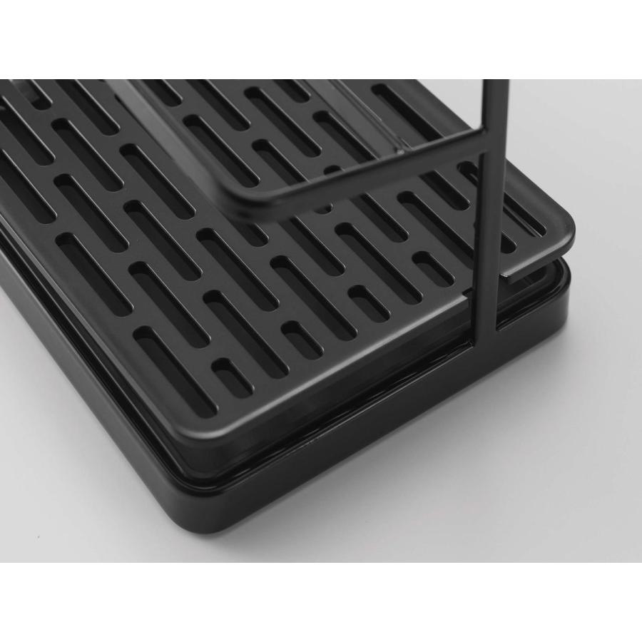 水筒スタンド 正規品 TOWER タワー ワイドジャグボトルスタンド おしゃれ シンプル ボトルラック 山崎実業 ブラック | tower | 09