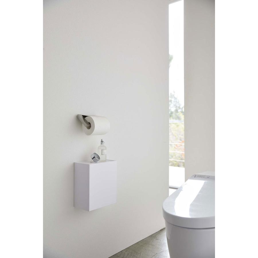 トイレポット 山崎実業 Tower ウォールトイレポット 収納ケース シンプル 白 黒 おしゃれ ゴミ箱 収納 Yamazaki ホワイト