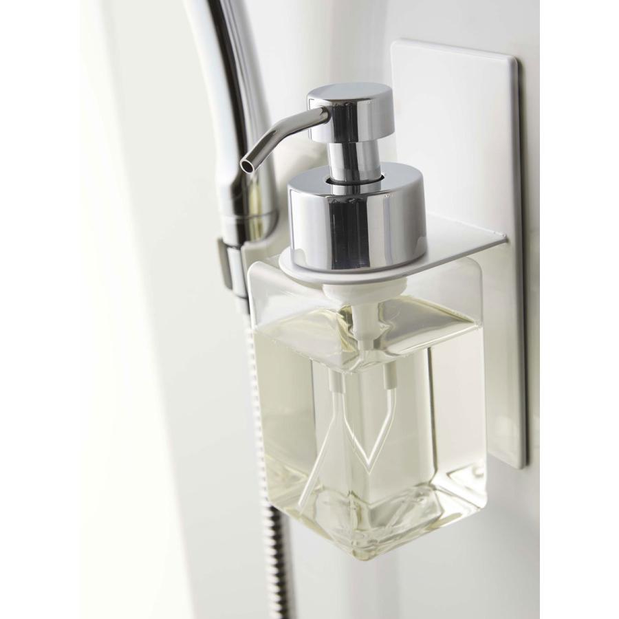 ソープディスペンサー 正規品 TOWER タワー マグネットディスペンサーホルダー 泡タイプ シンプル おしゃれ ハンドソープ 詰め替え用ボトル 山崎実業 ホワイト | tower | 05