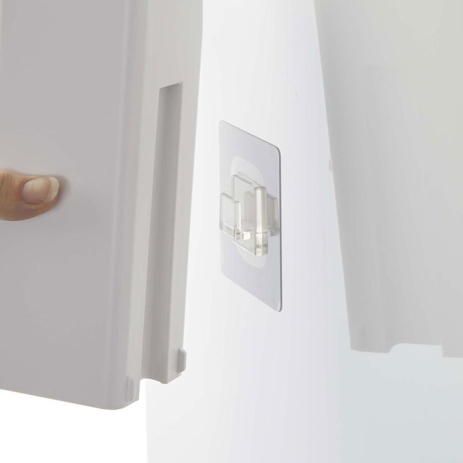 ソープディスペンサー 正規品 TOWER タワー フィルムフックキッチンディスペンサー シンプル おしゃれ ソープボトル 詰め替え用ボトル 山崎実業 ホワイト | tower | 09