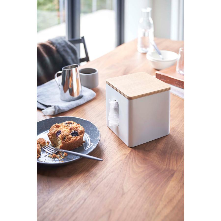 ティッシュケース 正規品 RIN リン ティッシュ＆トイレットペーパーケース ティッシュペーパ ティッシュカバー 山崎実業 ナチュラル |  | 01