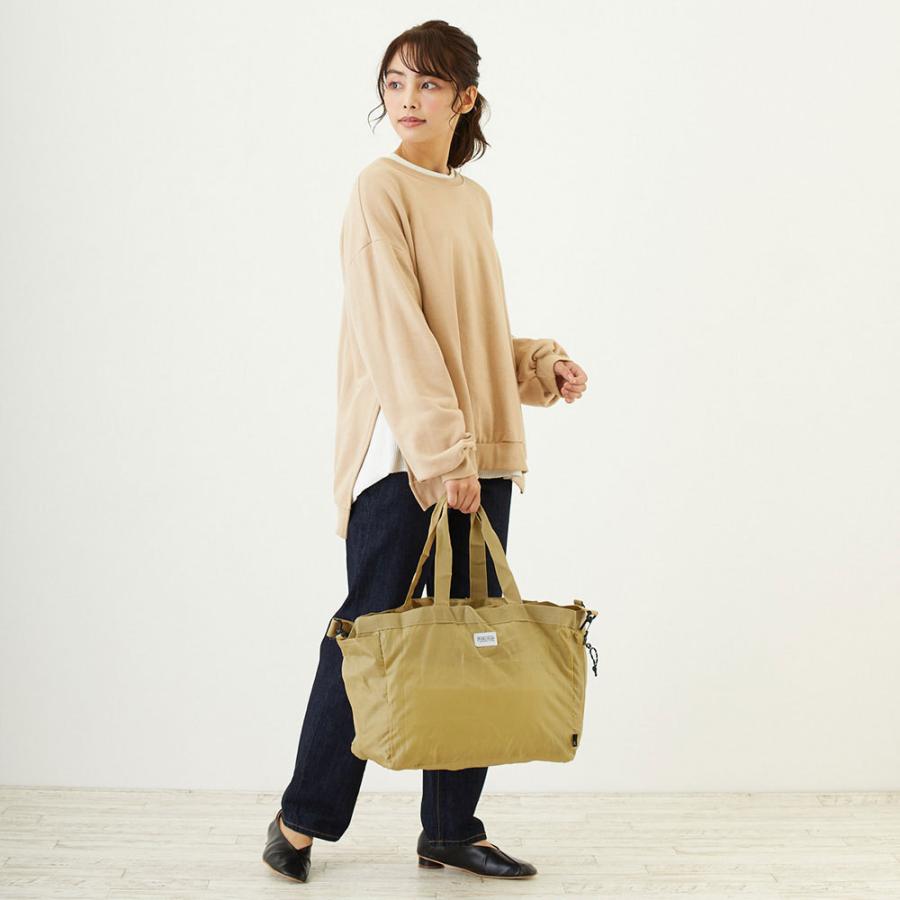 エコバッグ ルートート RT.グランデトランシェキャリー 軽量 肩掛け 2WAY ショルダー 折りたたみ ROOTOTE オレンジ | ROOTOTE | 07