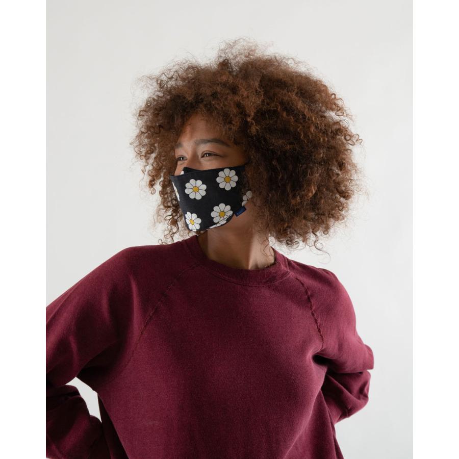 布マスク BAGGU 布製マスク 大人用 3枚セット オーガニックコットン おしゃれ 人気ブランド 布製マスク バグゥ デイジー｜cdf｜02